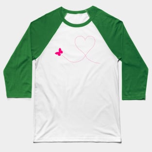 Love butterfly Baseball T-Shirt